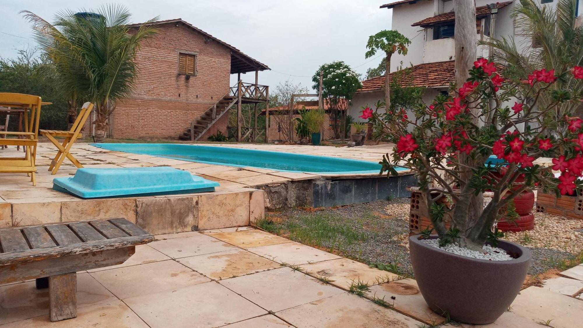 Camping E Pousada Tres Lagoas Hotel Luis Correia Buitenkant foto